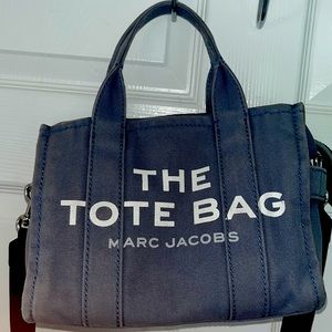 marc jacobs mini tote bag color- shadow blue retails for $195 minimal use